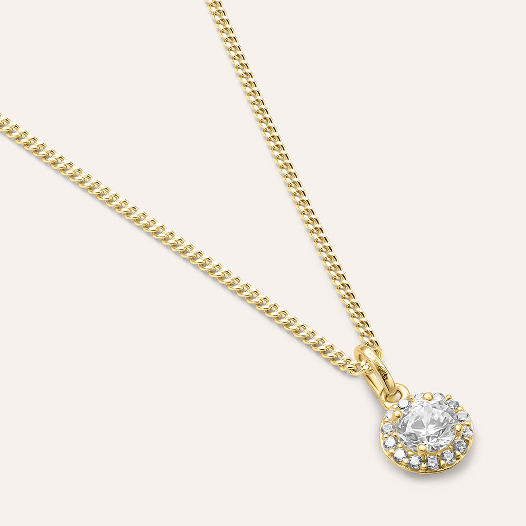 Pendente Punto Luce Poème Oro Giallo Cubic Zirconia - Ciondoli Donna | Stroili