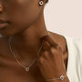Orecchini Lobo Silver Shine Argento Rodiato Cubic Zirconia