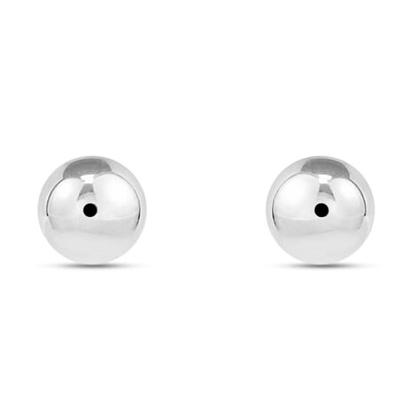 Orecchini Lobo Bon Ton Oro Bianco - Orecchini a Lobo Donna | Stroili