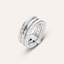 Anello Fascia Moonlight Acciaio