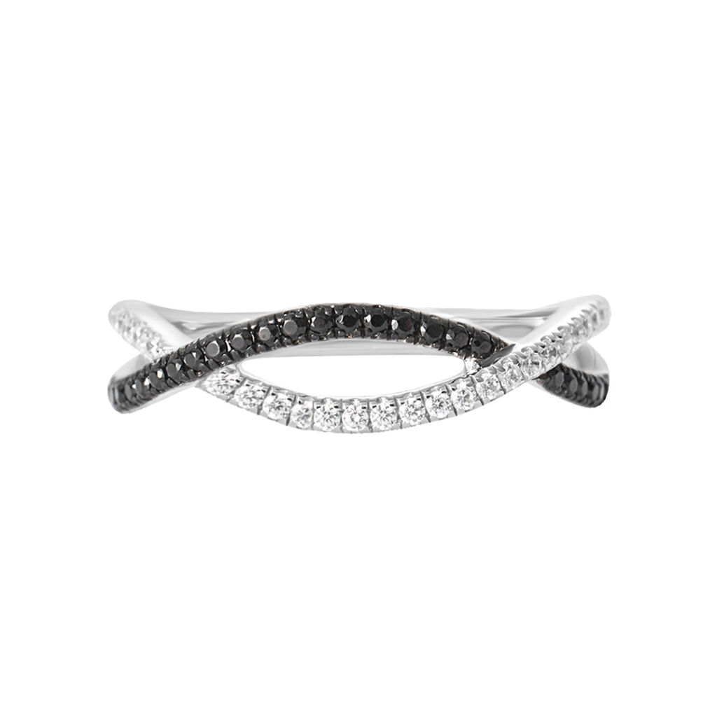 Anello Fantasia Silver Shine Argento Rodiato Cubic Zirconia - Anelli con Pietre Donna | Stroili