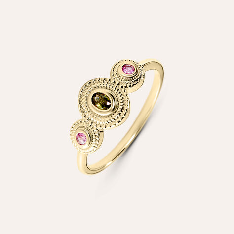 Anello Fantasia Golden Dream Placcato Oro Giallo Cubic Zirconia - Anelli con Pietre Donna | Stroili