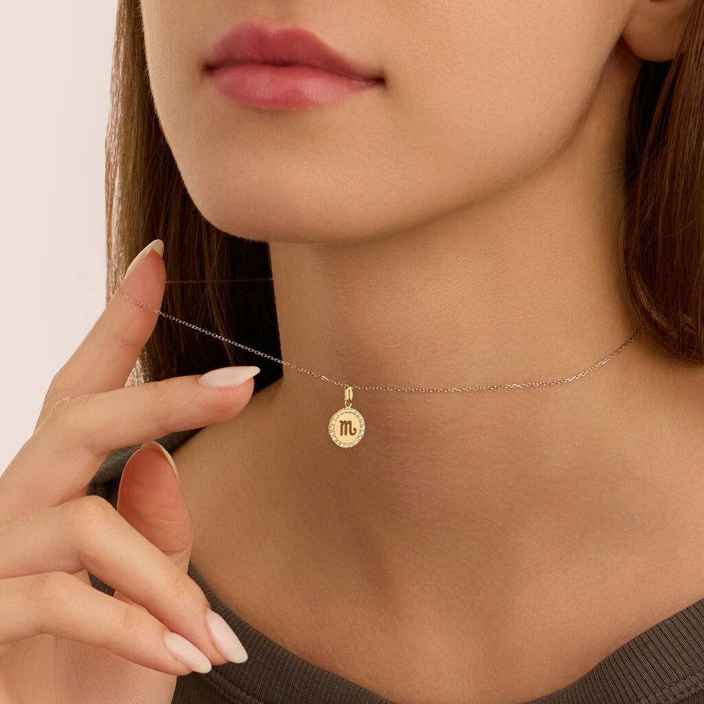 Pendente Poème Oro Giallo Cubic Zirconia