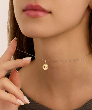 Pendente Po&egrave;me Oro Giallo Cubic Zirconia