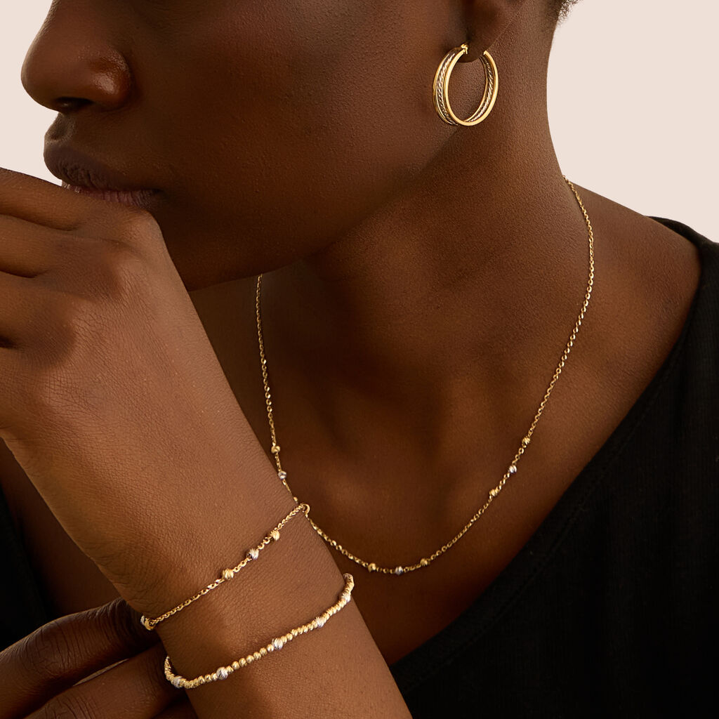 Collana Isabelle Oro Bicolore