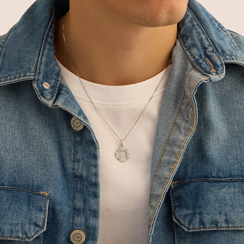 Pendente Gentleman Argento Rodiato - Ciondoli Uomo | Stroili