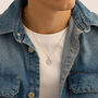Pendente Gentleman Argento Rodiato