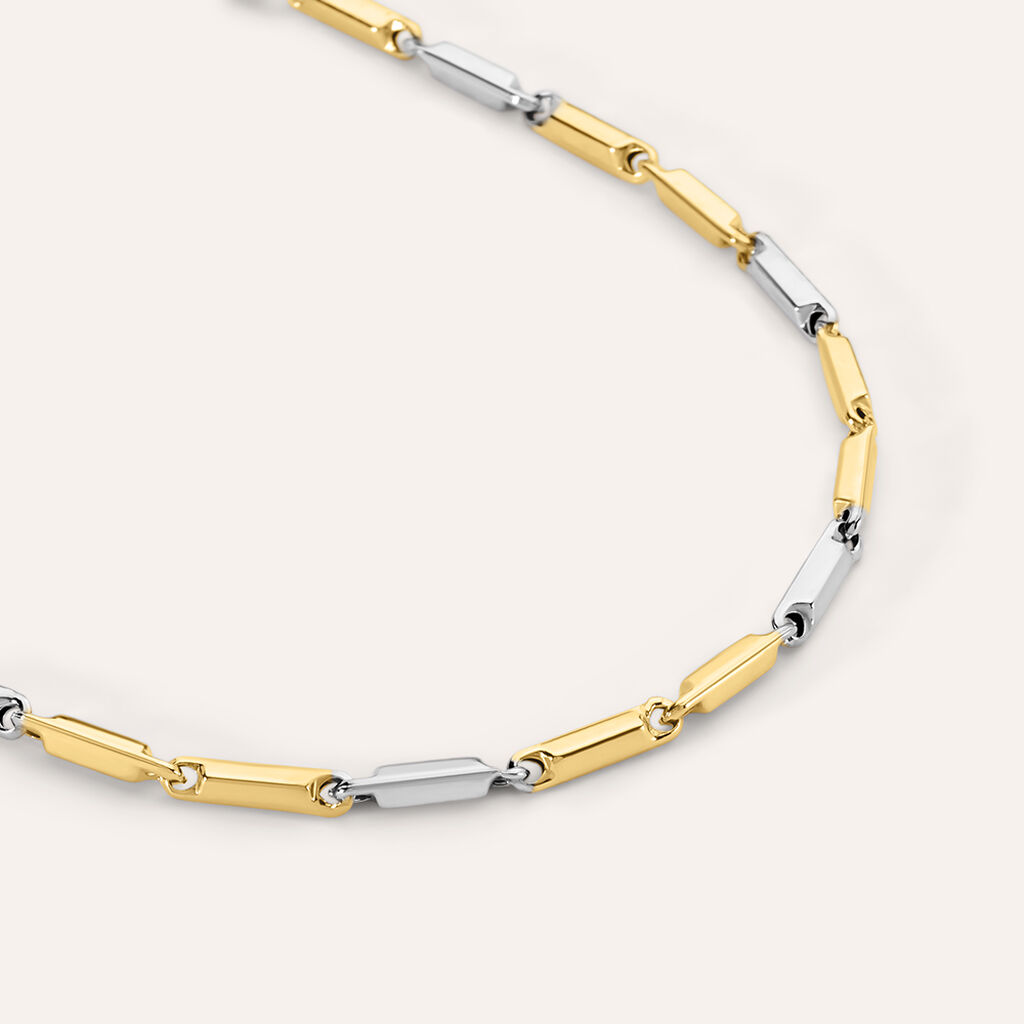 Bracciale Catena L'homme Or Oro Bicolore