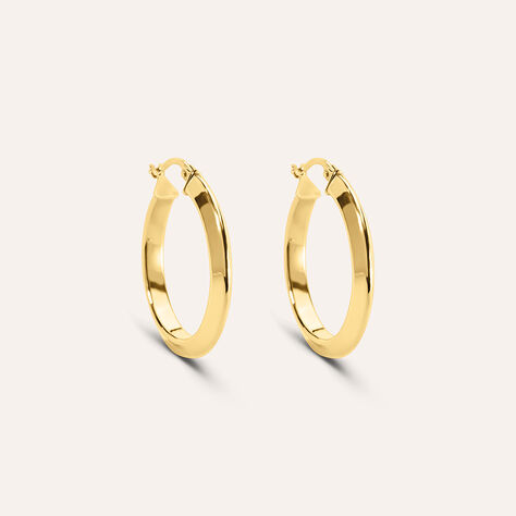 Orecchini A Cerchio Toujours Oro Giallo - Orecchini a Cerchio Donna | Stroili