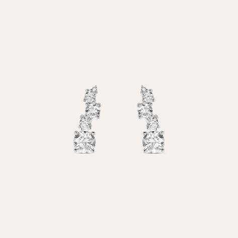 Orecchini Pendenti Silver Elegance Argento Rodiato Cubic Zirconia - Orecchini Pendenti Donna | Stroili