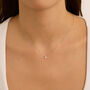 Collana Punto Luce Claire Oro Bianco Cubic Zirconia