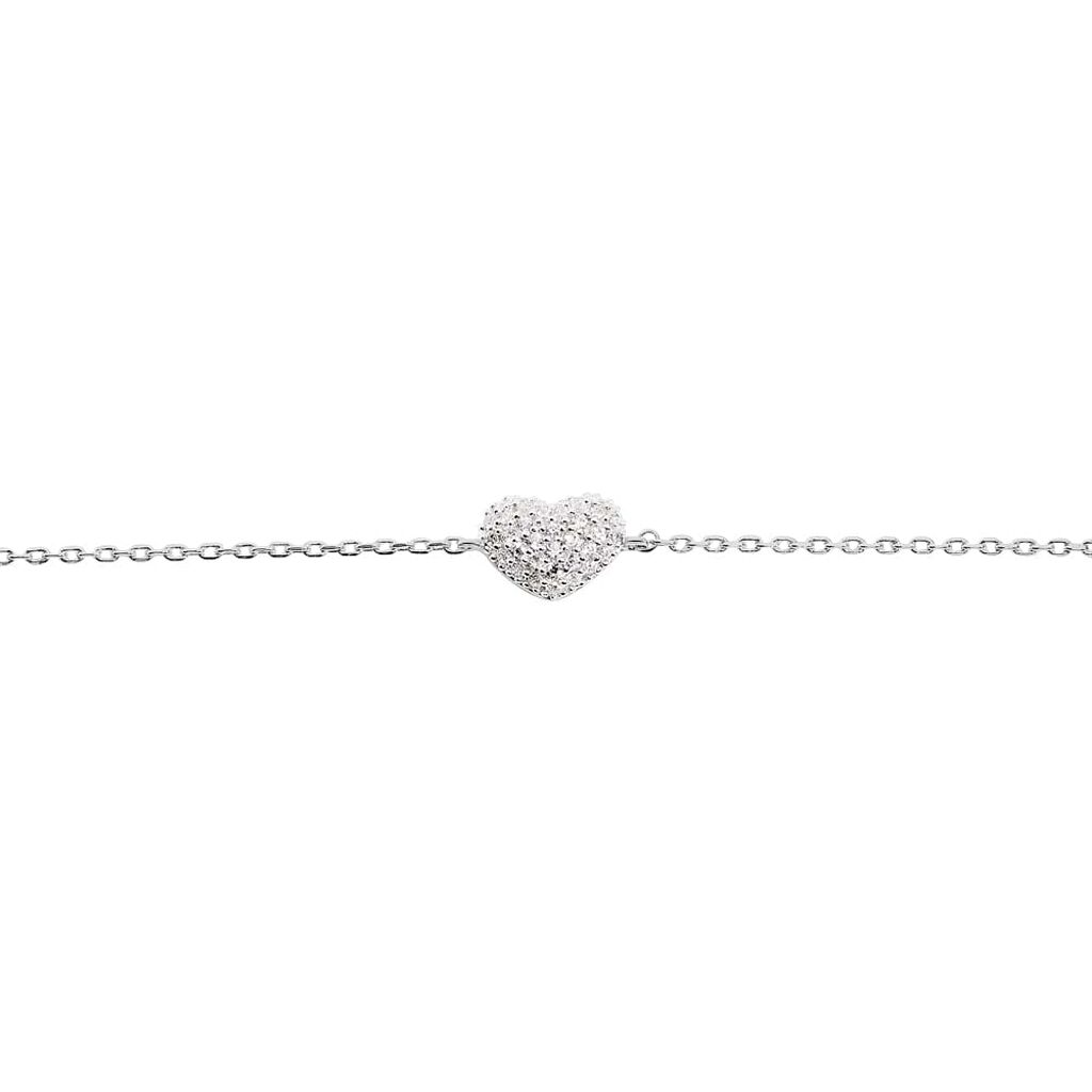 Bracciale Silver Shine Argento Rodiato Cubic Zirconia - Bracciali Love Donna | Stroili