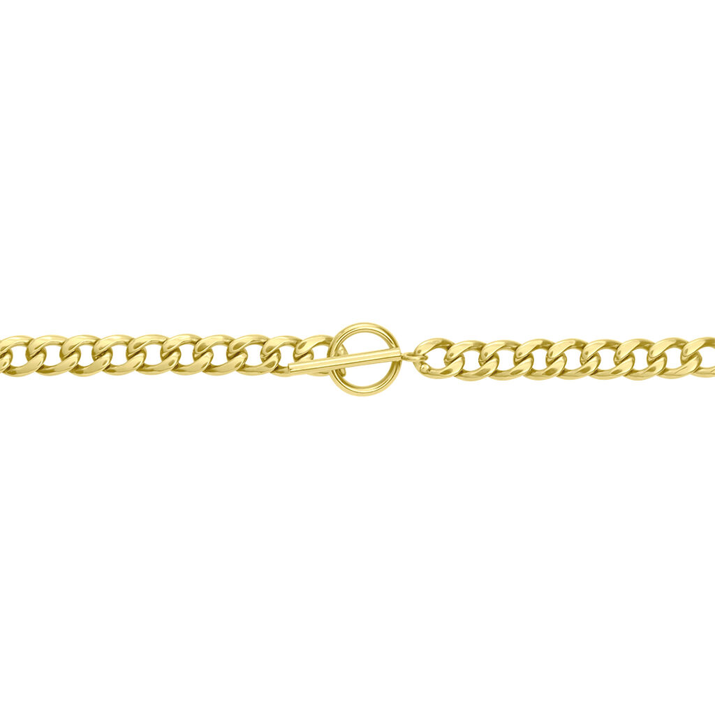 Collana Radiance Acciaio Dorato