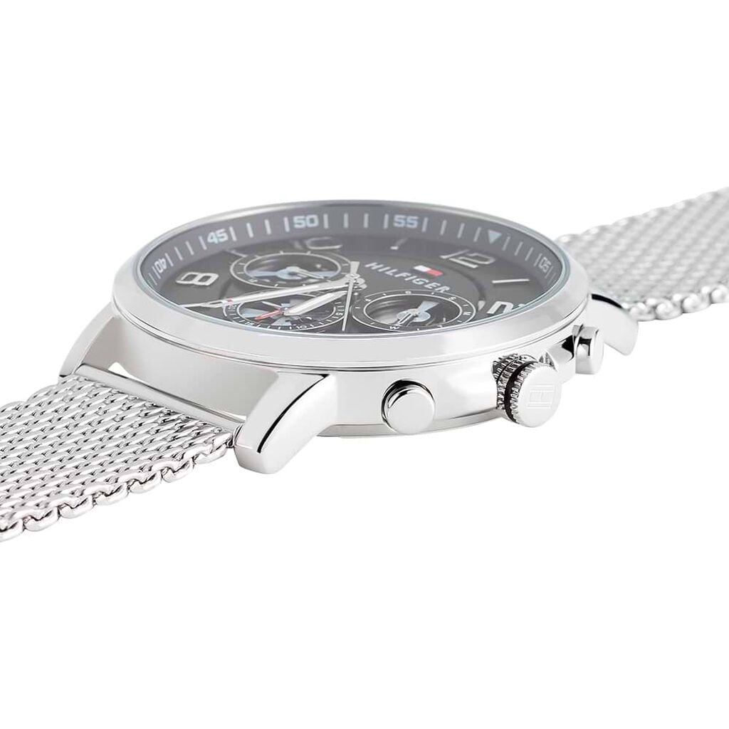 Orologio Multifunzione Uomo Tommy Hilfiger Keagan quadrante nero 1791292 - Orologi Uomo | Stroili