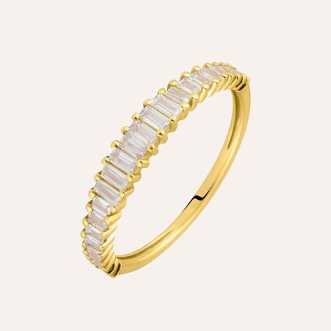Anello Riviere Claire Oro Giallo Cubic Zirconia - Anelli Riviere Donna | Stroili