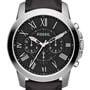 Orologio Cronografo Uomo Fossil Grant quadrante nero FS4812