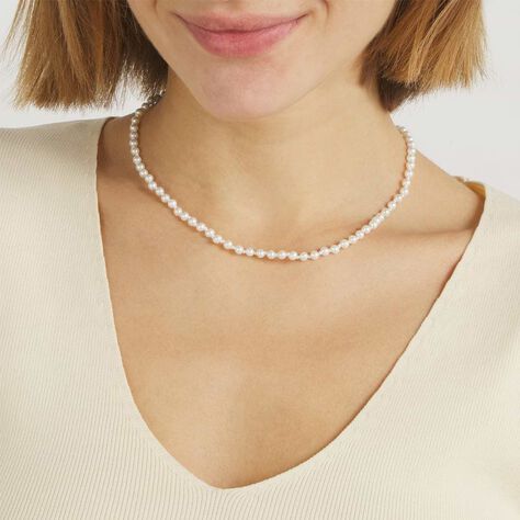 Collana Silver Pearls Argento Rodiato Perla sintentica - Collane Donna | Stroili