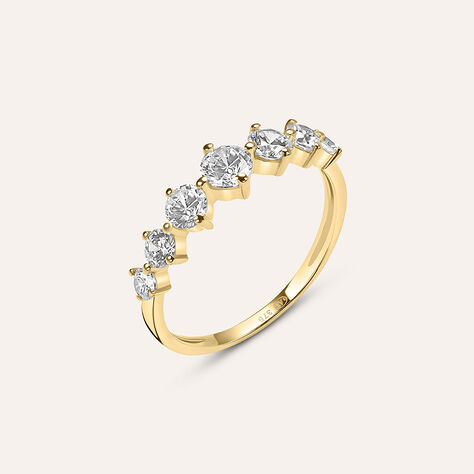 Anello Riviere Claire Oro Giallo Cubic Zirconia - Anelli Riviere Donna | Stroili