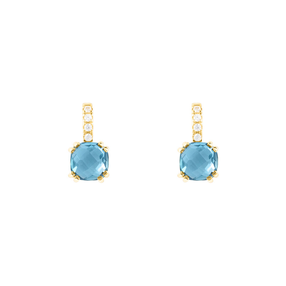 Orecchini topazio azzurro stroili oro hotsell