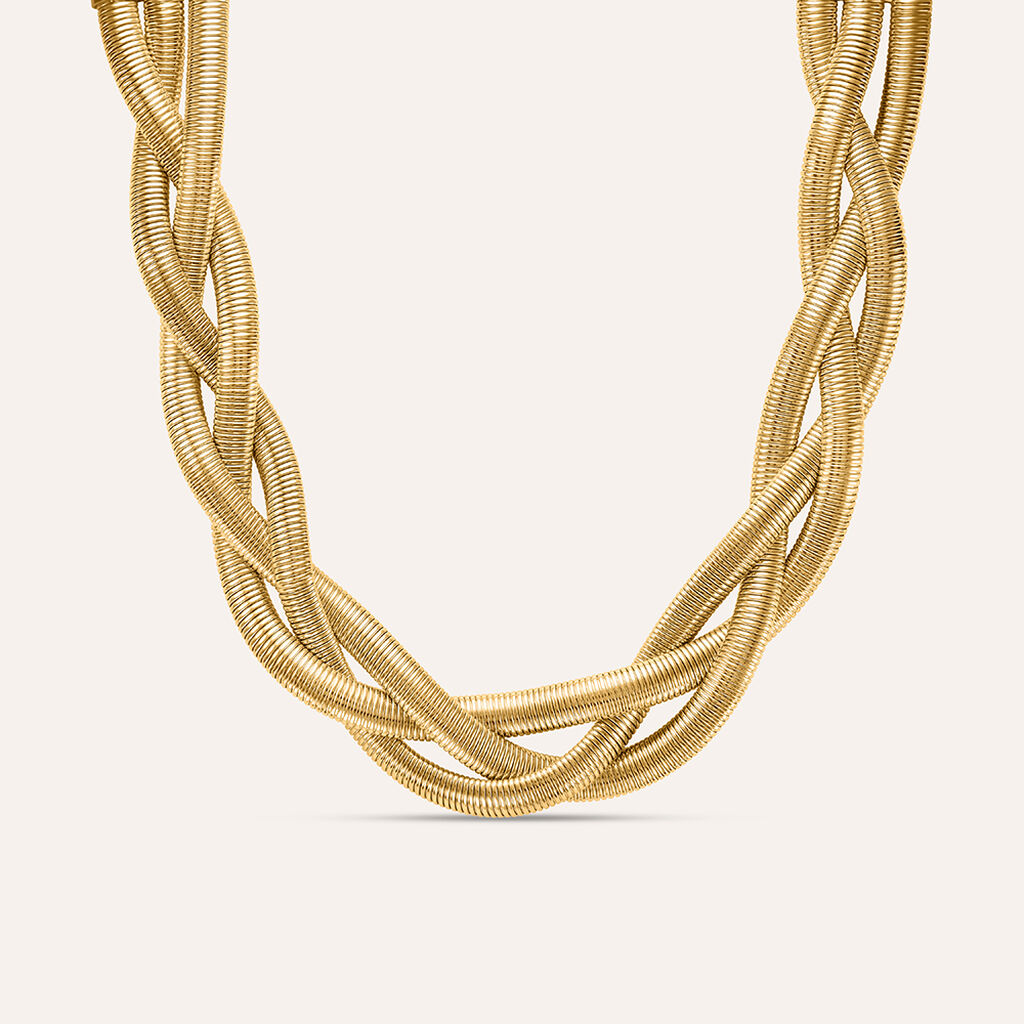 Collana Lady Code Acciaio Dorato - Collane Donna | Stroili
