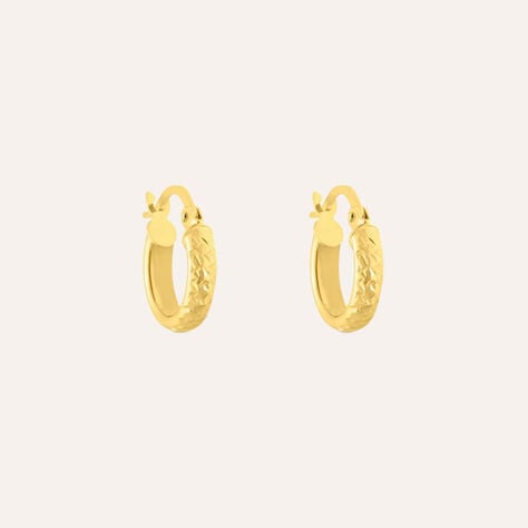 Orecchini A Cerchio Toujours Oro Giallo - Orecchini a Cerchio Donna | Stroili