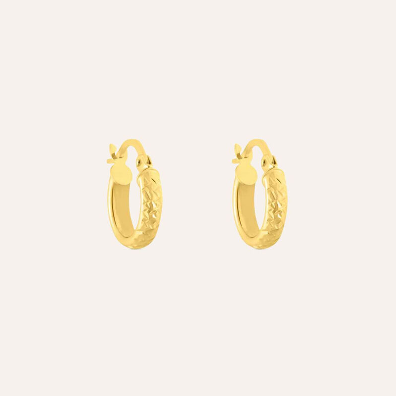 Orecchini A Cerchio Toujours Oro Giallo - Orecchini a Cerchio Donna | Stroili