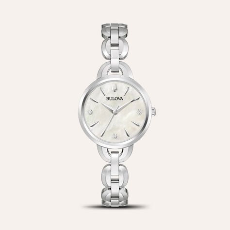 Orologio Al Quarzo Bulova Classic Diamonds 96p230 - Orologi solo Tempo Donna | Stroili