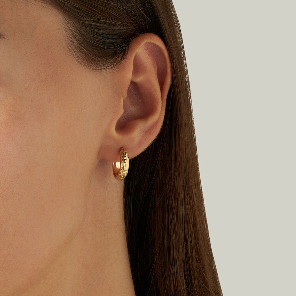 Orecchini A Cerchio Toujours Oro Giallo - Orecchini a Cerchio Donna | Stroili