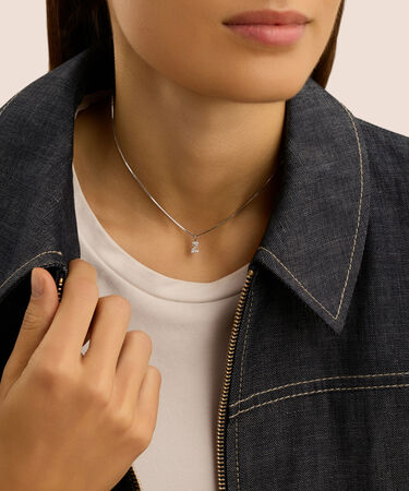 Pendente Love Beats Argento Rodiato Cubic Zirconia