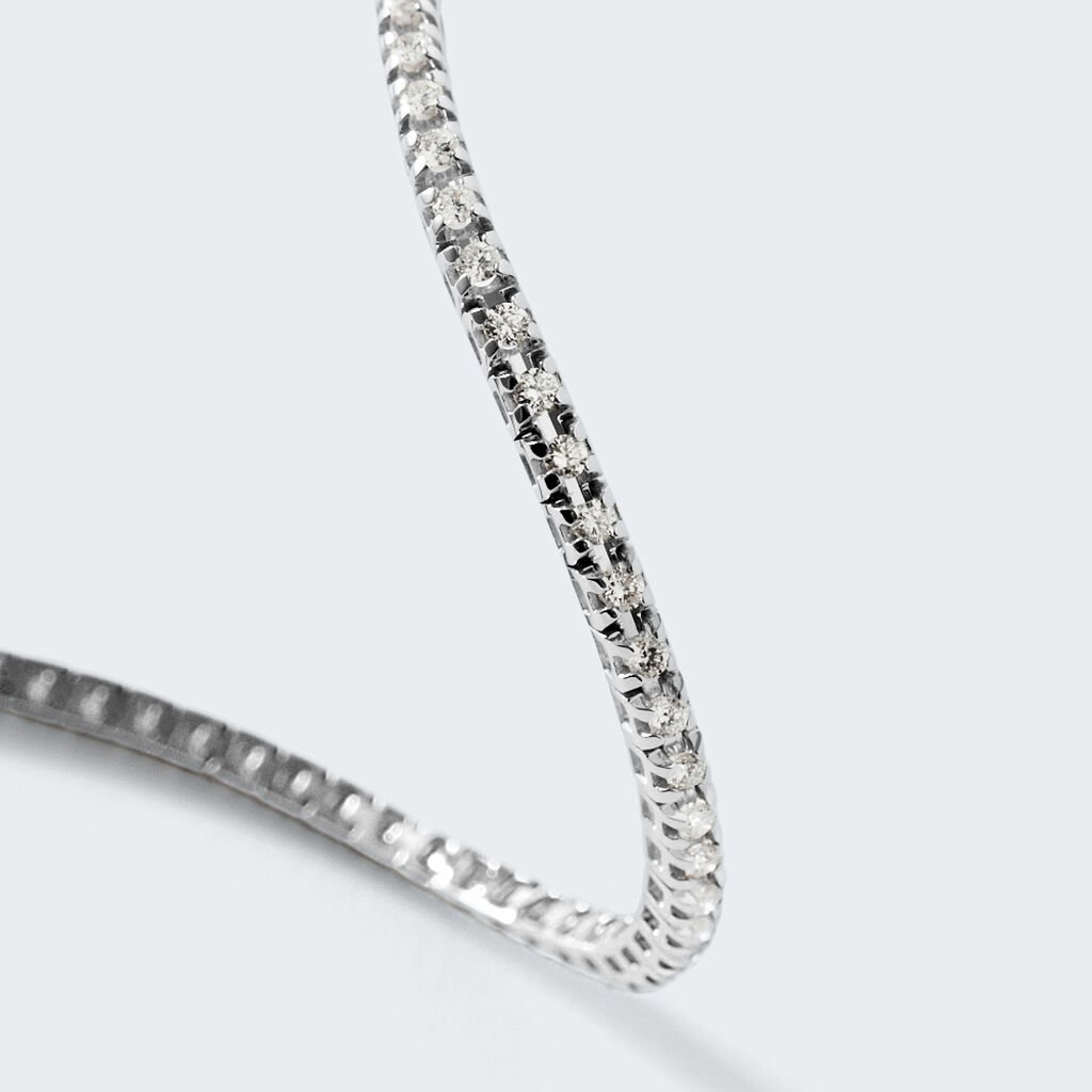 Bracciale Tennis Firmamenti Oro Bianco Diamante - Bracciali Tennis Donna | Stroili