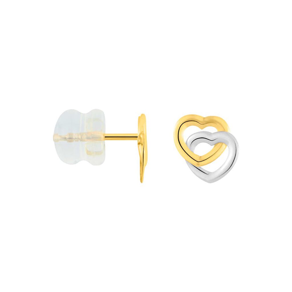 Orecchini Lobo Bon Ton Oro Bicolore - Orecchini a Lobo Donna | Stroili