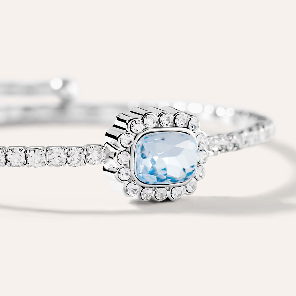 Bangle Romantic Shine Metallo Cristallo - Bracciali Rigidi Donna | Stroili