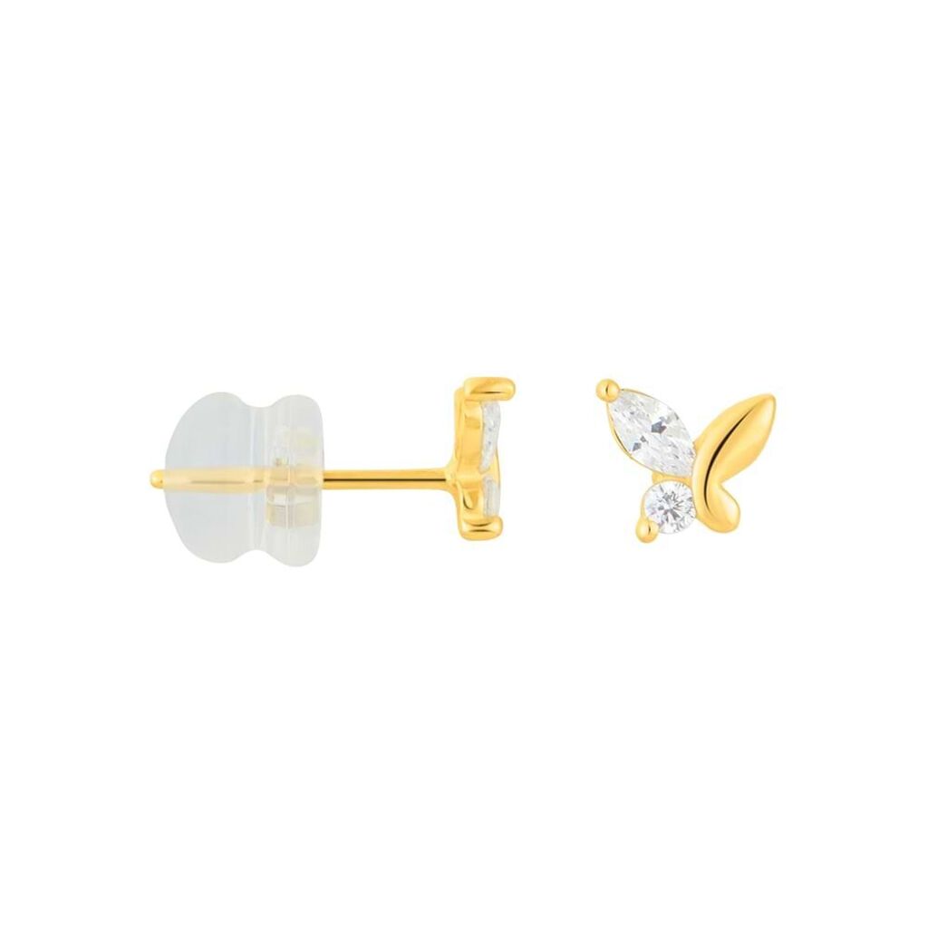 Orecchini Lobo Bon Ton Oro Giallo Cubic Zirconia - Orecchini a Lobo Donna | Stroili