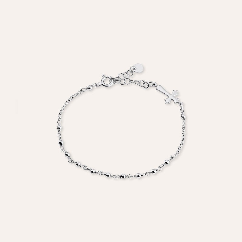 Bracciale Rosario Silver Soul Argento Rodiato - Bracciali con Rosario Donna | Stroili