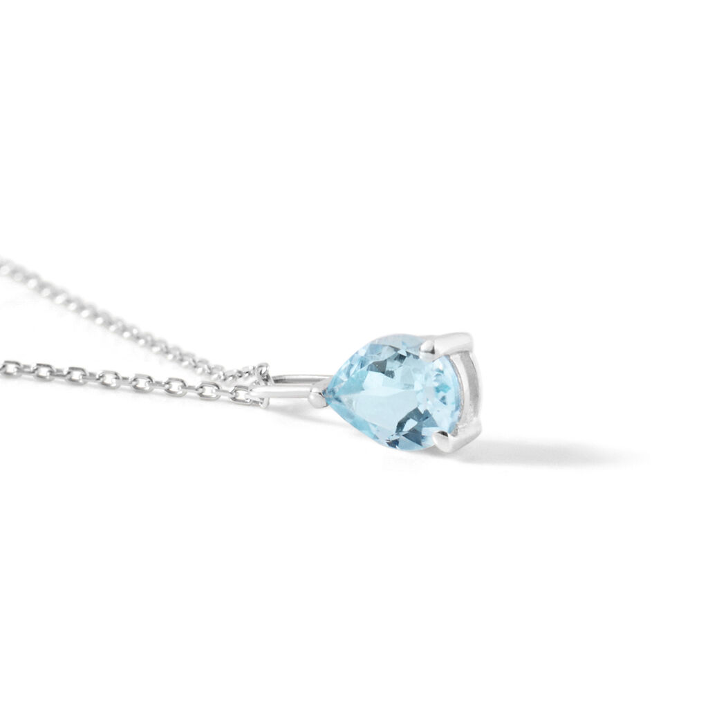 Collana Punto Luce Amélie Oro Bianco Topazio - Collane Punto Luce Donna | Stroili