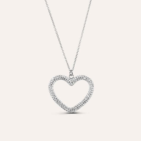 Collana Aura Acciaio Cristallo - Collane Donna | Stroili