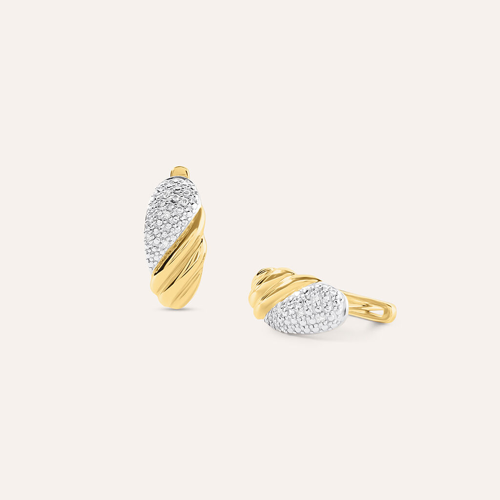 Orecchini Pendenti Sophia Oro Giallo Diamante
