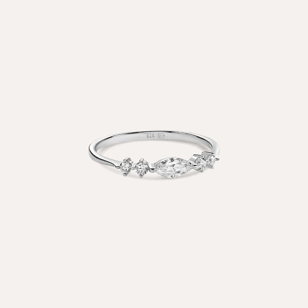 Anello Riviere Claire Oro Bianco Cubic Zirconia - Anelli Riviere Donna | Stroili