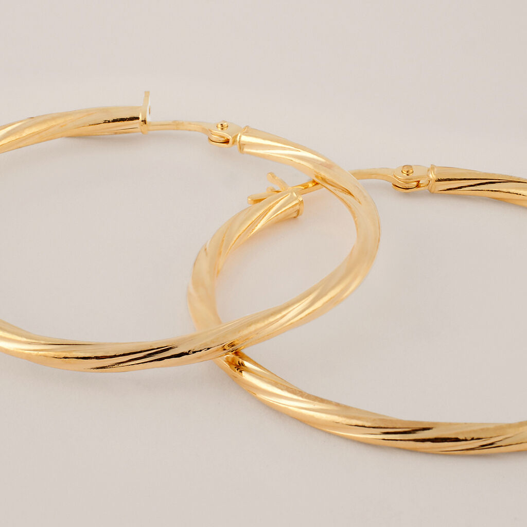 Orecchini A Cerchio Toujours Oro Giallo - Orecchini a Cerchio Donna | Stroili