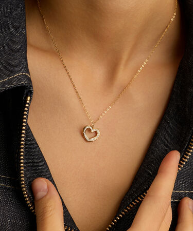 Collana Christelle Oro Giallo Cristallo