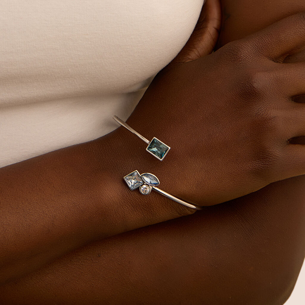 Bangle Violet Ottone Cristallo