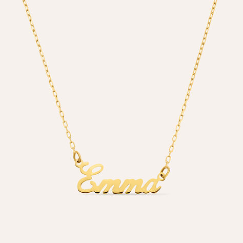 Collana Emma Gold Names Oro Giallo - Collane Unisex | Stroili
