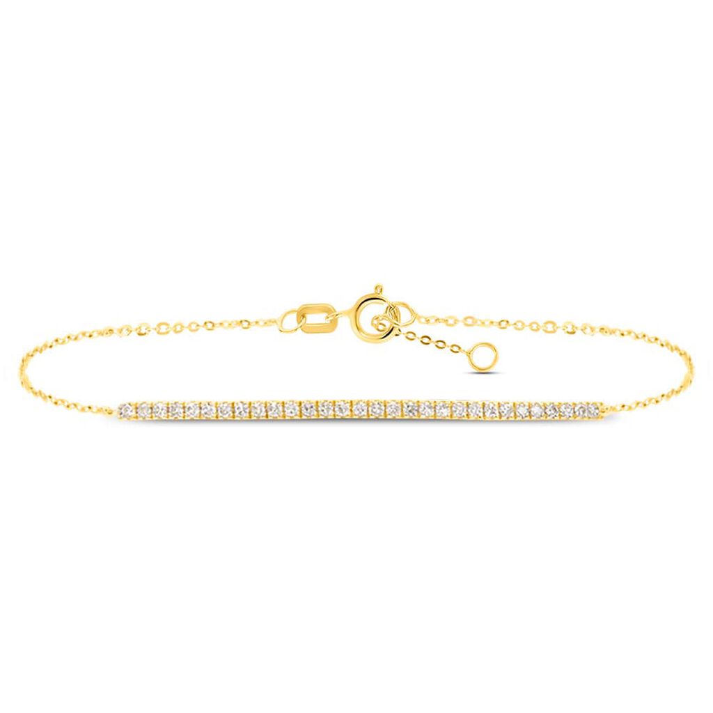 Bracciale Claire Oro Giallo Cubic Zirconia - Bracciali Amicizia Donna | Stroili