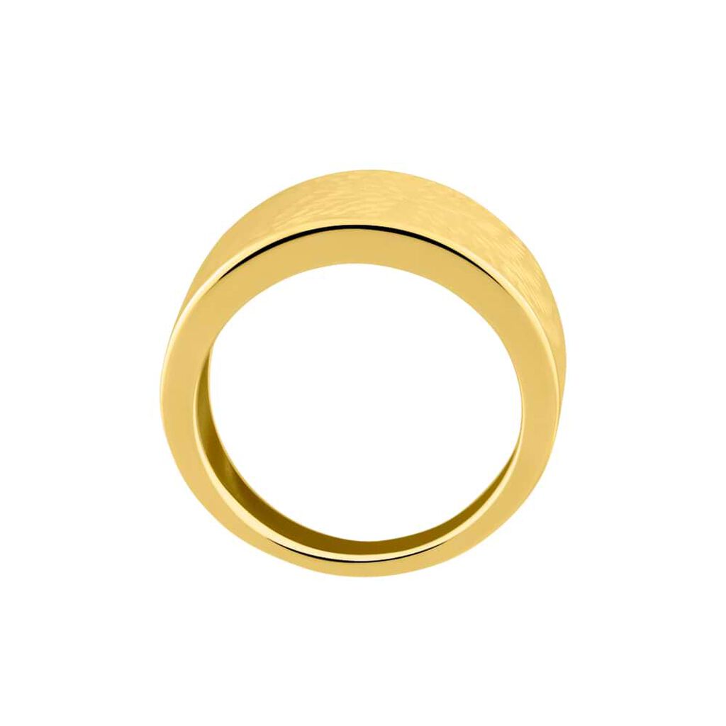 Anello a bolle a doppia fascia in acciaio inossidabile placcato