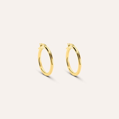 Orecchini A Cerchio Toujours Oro Giallo - Orecchini a Cerchio Donna | Stroili