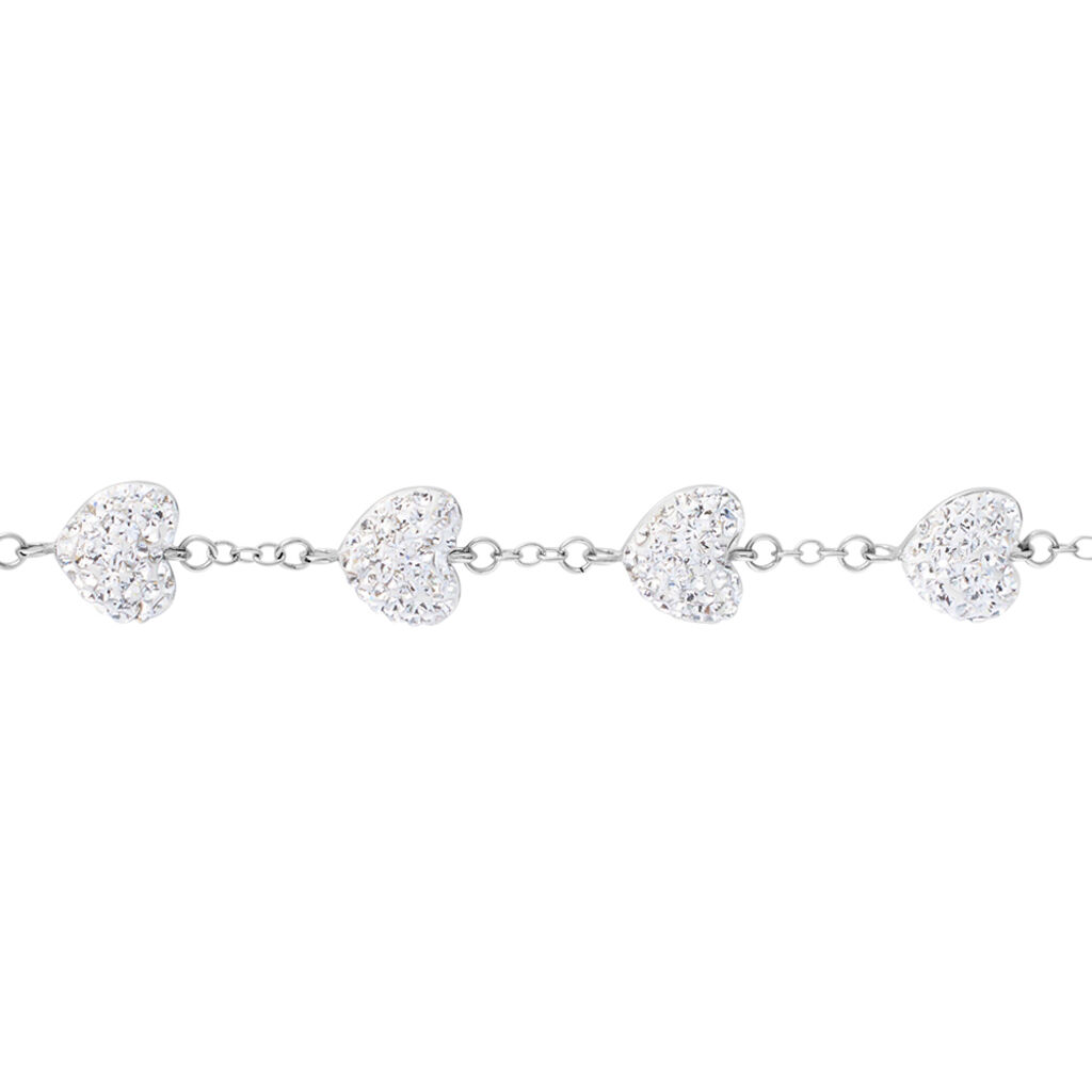 Bracciale Lady Phantasya Acciaio Cristallo - Bracciali Love Donna | Stroili