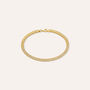Bracciale Catena Desideria Argento Nobile Dorato Cubic Zirconia