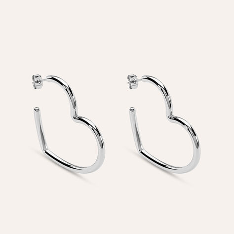 Orecchini A Cerchio Moonlight Acciaio - Orecchini Pendenti Donna | Stroili