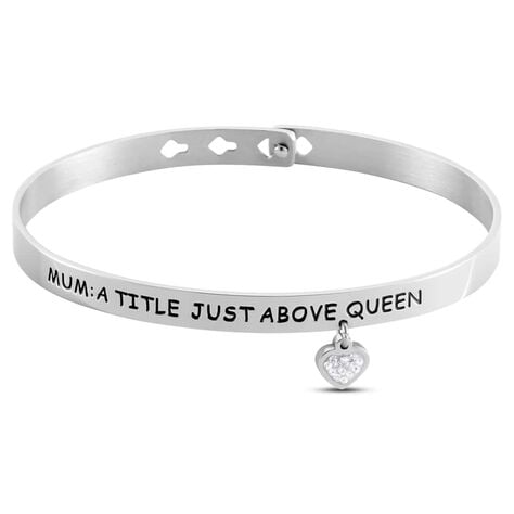 Bangle Sunrise Acciaio Cristallo - Bracciali Rigidi Donna | Stroili