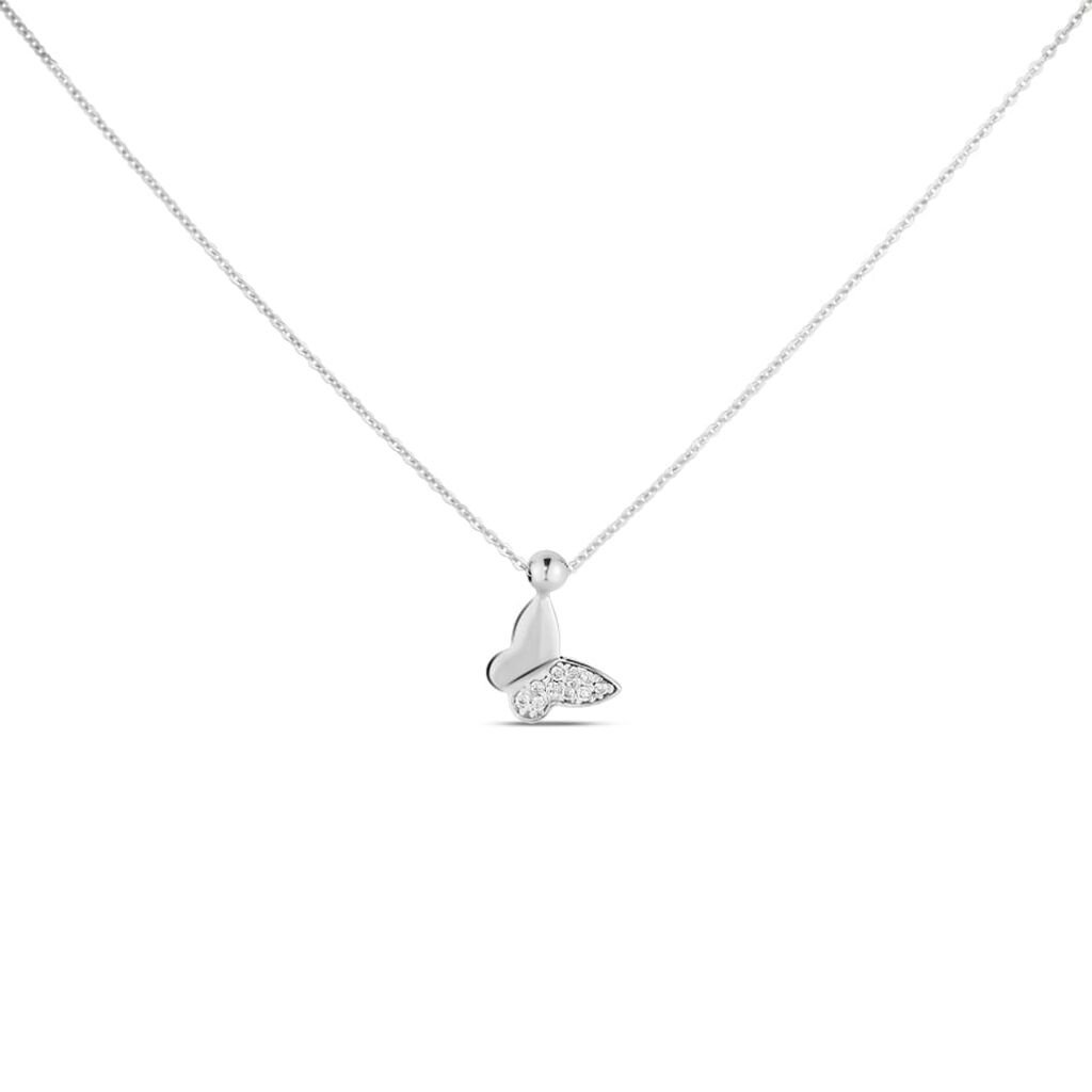 Collana Claire Oro Bianco Cubic Zirconia